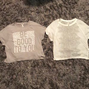 2 Bethany Mota Cropped Tops